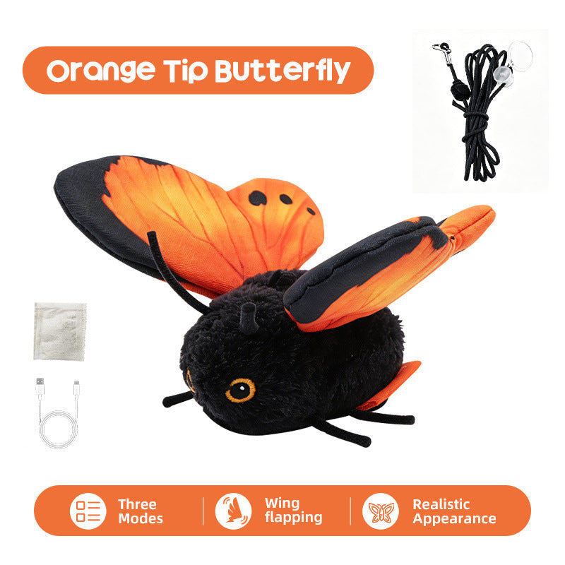 🦋🐱 Intelligentes Schmetterlingsspielzeug mit Sensor – 50 % reduziert! Bewegungsaktiviert, realistischer Flug, interaktives Spiel – unterhält Ihre Katze stundenlang. 🔥✨