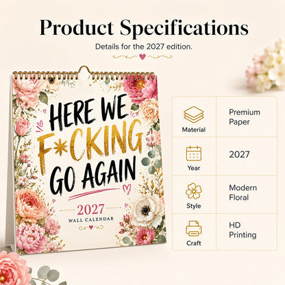 🎁BEGRENZTES ANGEBOT: 2 KAUFEN, 1 GRATIS!!✨💞ÜBER 50.000 VERKAUFT! 🔥Lustiger Wandkalender 2027 für Frauen