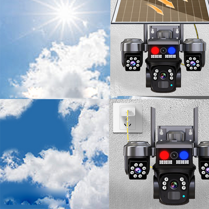 🔥Limitiertes Angebot – 50% Rabatt🔥Solarbetriebene Kabellose Überwachungskamera