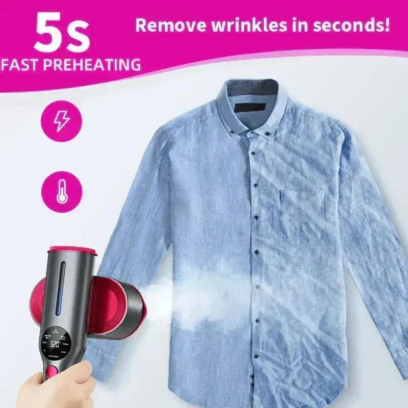 🥳2026 HEISSER ABVERKAUF💞ÜBER 50.000 VERKAUFT!💥💨2-in-1 Dampfbügeleisen & Dampfglätter – tötet 99,99 % der Milben und Bakterien ab. 5 Sekunden Schnellaufheizung, sicher für Seide und Baumwolle. Das unverzichtbare Gerät für die Textilpflege. 🛡️🌿