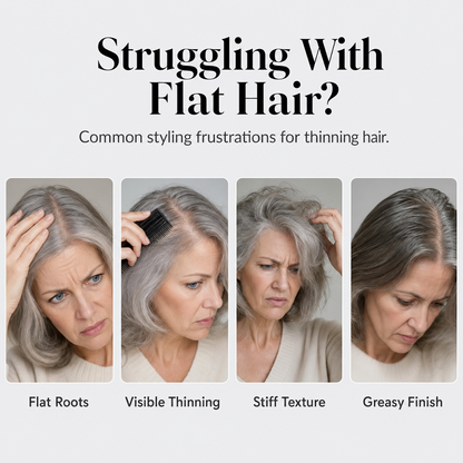 🍑✨Haar‑Volumen‑Spray mit Pfirsichduft, langanhaltend, gibt mehr Fülle, leichtes Styling‑Spray für glattes, flaches Haar