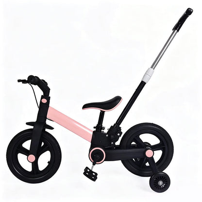 📢📢50% RABATT !!⏰4-in-1 Verwandelbares Kinder-Dreirad, Laufrad & Kinderwagen