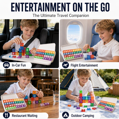 🧲 50 % Rabatt ! Magnetwürfel Kinder Lernspielzeug – Kein Frust, voller Lernspaß! 🎉 40 Teile, 360° Magnet, Buchstaben & Zahlen 🌟 Limitiertes Angebot ⏳