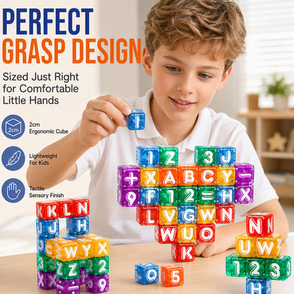 🧲 50 % Rabatt ! Magnetwürfel Kinder Lernspielzeug – Kein Frust, voller Lernspaß! 🎉 40 Teile, 360° Magnet, Buchstaben & Zahlen 🌟 Limitiertes Angebot ⏳