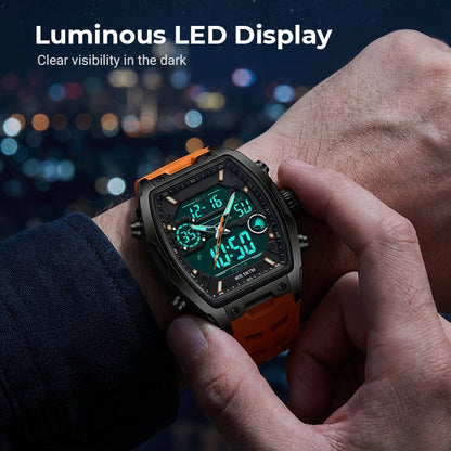 ⏳Zeitlich begrenztes Sonderangebot⏰Herren Dual-Display Sportuhr mit Leuchtzifferblatt 🏃