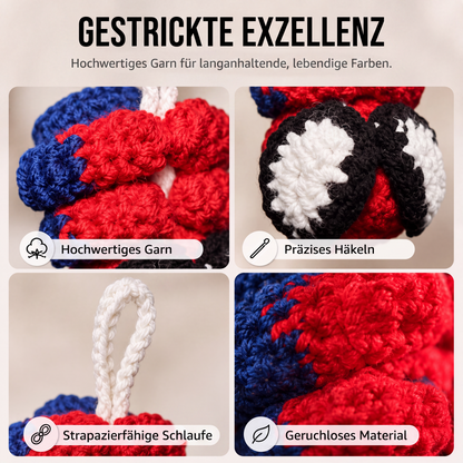 📢📢50% RABATT !!⏰Gehäkelte Spinne als Auto-Anhänger-Ornament