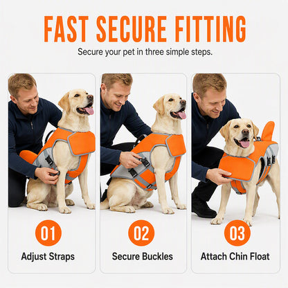 🐕🦺 Hunde-Schwimmweste mit abnehmbarem Frontschwimmer – 50% RABATT! Leuchtende Sicherheitsfarben, verstellbare Gurte, auftriebsstark – hält Ihren Hund sicher im Wasser. 🛡️💦