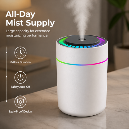 💧 50 % Rabatt ! Mini-USB-Luftbefeuchter mit RGB-Licht – Kein Lärm, volle Atmosphäre! 🌈 Überall nutzbar, schaltet sich selbst ein, nano-fein ⚡ Limitiertes Angebot ⏳