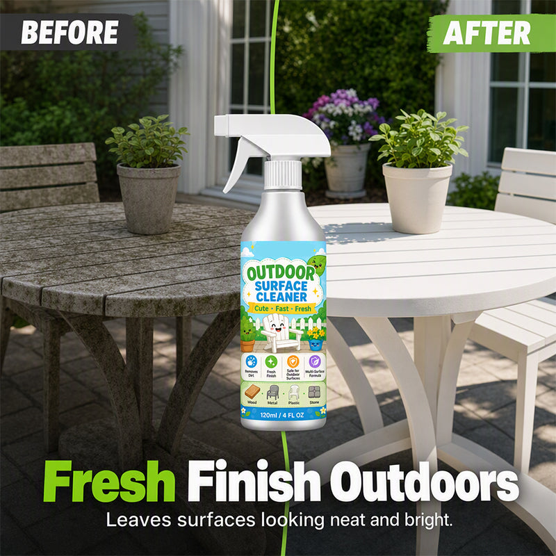 🧼 KAUFE 2, ERHALTE 1 GRATIS! 🏠 Multi-Oberflächen Terrassenreiniger – Entfernt Moos, Schmutz & Flecken – Ideal für Stein, Holz & Fliesen im Außenbereich 🌿