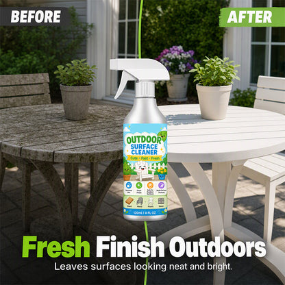 🧼 KAUFE 2, ERHALTE 1 GRATIS! 🏠 Multi-Oberflächen Terrassenreiniger – Entfernt Moos, Schmutz & Flecken – Ideal für Stein, Holz & Fliesen im Außenbereich 🌿