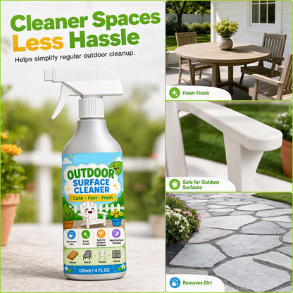 🧼 KAUFE 2, ERHALTE 1 GRATIS! 🏠 Multi-Oberflächen Terrassenreiniger – Entfernt Moos, Schmutz & Flecken – Ideal für Stein, Holz & Fliesen im Außenbereich 🌿