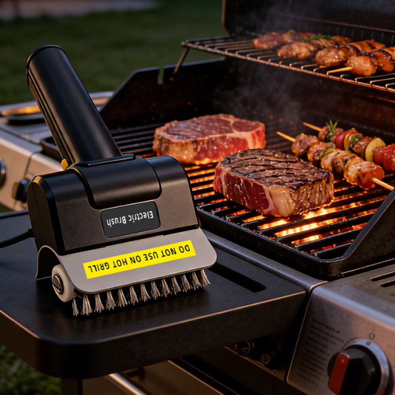 💥 50 % Rabatt ! Grillbürste Elektrisch Kabellos – Kein Schrubben, voller Glanz! 🔥 1100 U/min, 90 Min. Akku, splitterfrei ⚡ Limitiertes Angebot ⏳
