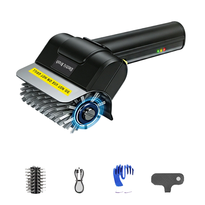 💥 50 % Rabatt ! Grillbürste Elektrisch Kabellos – Kein Schrubben, voller Glanz! 🔥 1100 U/min, 90 Min. Akku, splitterfrei ⚡ Limitiertes Angebot ⏳