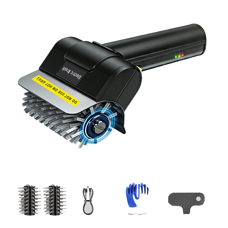 💥 50 % Rabatt ! Grillbürste Elektrisch Kabellos – Kein Schrubben, voller Glanz! 🔥 1100 U/min, 90 Min. Akku, splitterfrei ⚡ Limitiertes Angebot ⏳