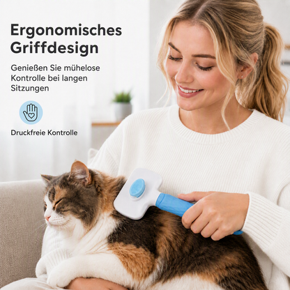 🐾 50 % Rabatt ! Selbstreinigende Tierbürste – Kein Chaos, volles Fell! ✨ Einfach reinigen, sanft bürsten, täglich einsetzbar 🐶🐱 Limitiertes Angebot ⏳