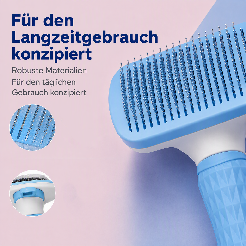 🐾 50 % Rabatt ! Selbstreinigende Tierbürste – Kein Chaos, volles Fell! ✨ Einfach reinigen, sanft bürsten, täglich einsetzbar 🐶🐱 Limitiertes Angebot ⏳