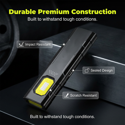 💡 50 % Rabatt ! Magnetische Arbeitsleuchte – Freihändiges Arbeiten, extrem hell! 🧲 Überall befestigbar, zwei Lichtmodi, ultraleicht 🔋