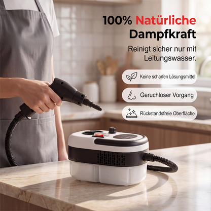 💨 50% RABATT! 🔥 Mehrzweck-Hochdruckdampfreiniger – Starke Dampfleistung, vielseitig & chemiefrei – Ideal für Küche, Bad & Auto 🏠