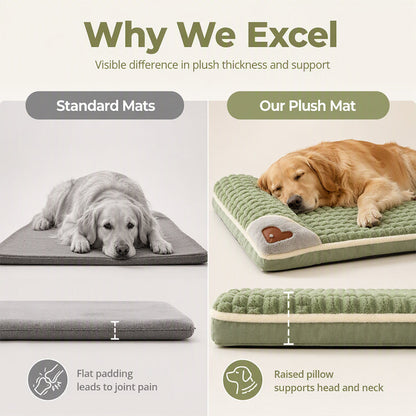🛍️ 50 % Rabatt – Gepolsterte, waschbare Hundematte – weich, warm & vielseitig für Hunde & Katzen – ideal für alle Jahreszeiten 🐾