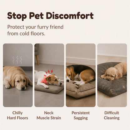 🛍️ 50 % Rabatt – Gepolsterte, waschbare Hundematte – weich, warm & vielseitig für Hunde & Katzen – ideal für alle Jahreszeiten 🐾