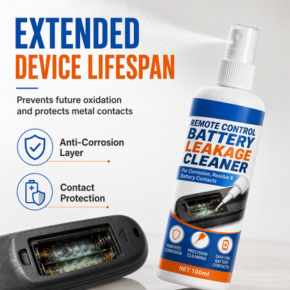 📢📢50% RABATT !!⏰Reinigungsspray für Batteriesäure-Korrosion in Fernbedienungen