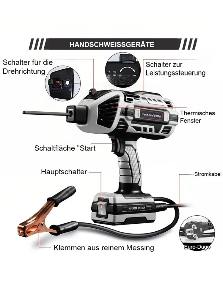 💥 50 % Rabatt ! Inverter-Schweißgerät für Zuhause – Kein Profi nötig, voller Power! 🔥 Überall einsetzbar, sofort startklar, kompakt & leicht ⚡ Limitiertes Angebot ⏳