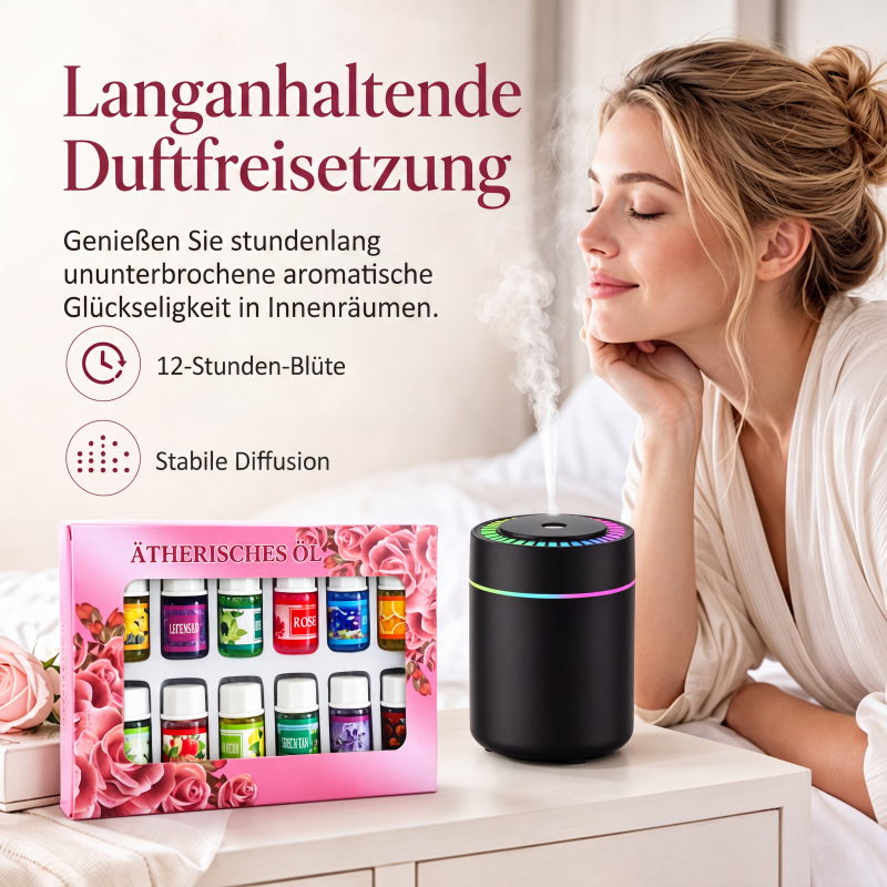 【🔥Limitiertes Angebot – 50 % Rabatt! 】🎁🌺Der frische Duft hebt Ihre Stimmung! 🌷12er-Set wasserlösliche ätherische Öle