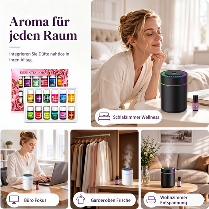 【🔥Limitiertes Angebot – 50 % Rabatt! 】🎁🌺Der frische Duft hebt Ihre Stimmung! 🌷12er-Set wasserlösliche ätherische Öle