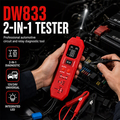 🔧 50% RABATT! 💡 Kfz-Schaltkreistester mit Digitalanzeige – Präzise, sofort ablesbar & mit Überlastschutz – Ideal für Werkstatt, Hobby & unterwegs ✨