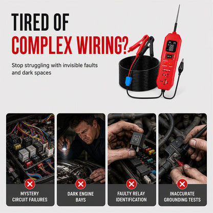 🔧 50% RABATT! 💡 Kfz-Schaltkreistester mit Digitalanzeige – Präzise, sofort ablesbar & mit Überlastschutz – Ideal für Werkstatt, Hobby & unterwegs ✨