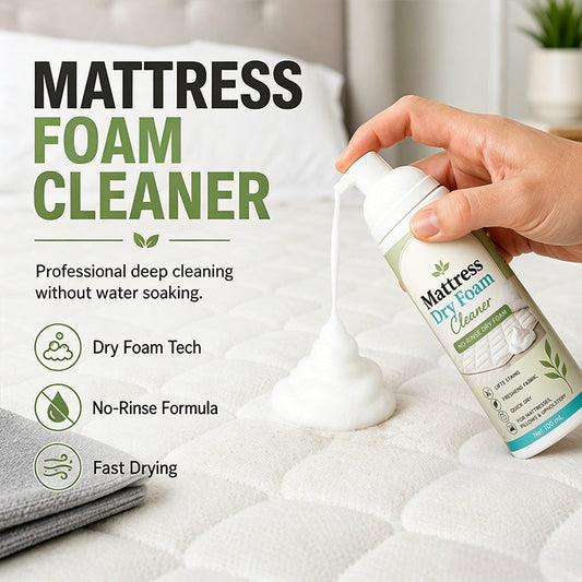 🧼 Mehr kaufen, mehr sparen! Matratzen-Trockenschaumreiniger – Flecken und Gerüche ohne Nachspülen auffrischen! 🛏️ Enzymbasierter Schaum, schnelles Trocknen, für Matratzen, Sofa und Auto ✨