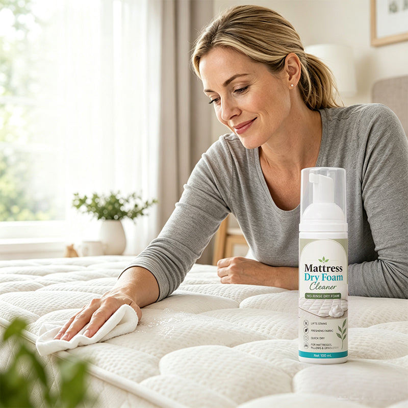 🧼 Mehr kaufen, mehr sparen! Matratzen-Trockenschaumreiniger – Flecken und Gerüche ohne Nachspülen auffrischen! 🛏️ Enzymbasierter Schaum, schnelles Trocknen, für Matratzen, Sofa und Auto ✨