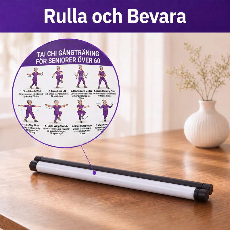 🔥🎁JETZT 50% RABATT!🧘📋Tai-Chi-Trainingsposter für Senioren – Leicht nachvollziehbare Übungen, große Schrift und Illustrationen – Sanfte tägliche Übungen für Gleichgewicht und Beweglichkeit💪