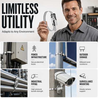 💥 50 % Rabatt ! Edelstahl-Kabelbinder Profi – Kein Rost, volle Kraft! 🔩 Überall befestigbar, blitzschnell gespannt, wetterfest ⚡ Limitiertes Angebot ⏳