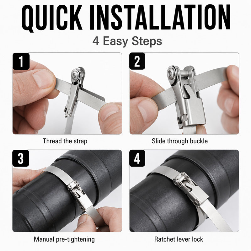💥 50 % Rabatt ! Edelstahl-Kabelbinder Profi – Kein Rost, volle Kraft! 🔩 Überall befestigbar, blitzschnell gespannt, wetterfest ⚡ Limitiertes Angebot ⏳