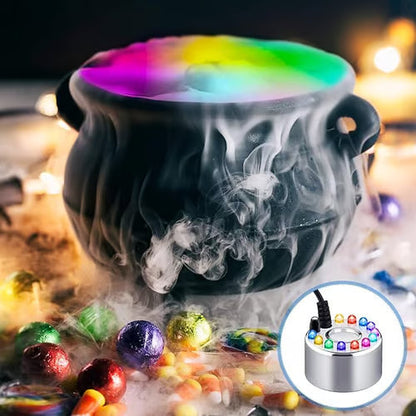 💨 JETZT 50 % RABATT! ⚡🎃🔥Ultraschall-Nebelmaschine mit 12 LEDs