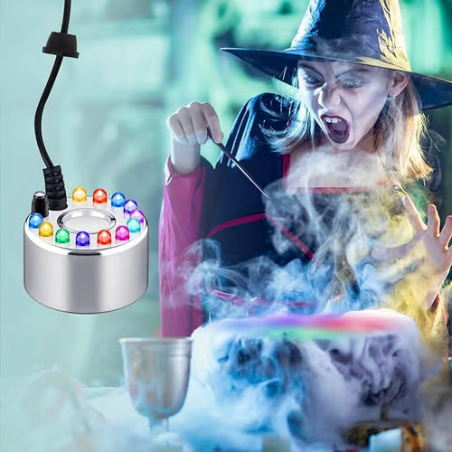 💨 JETZT 50 % RABATT! ⚡🎃🔥Ultraschall-Nebelmaschine mit 12 LEDs