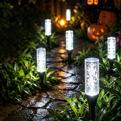 🌞 50% RABATT!✨ Solarbetriebene Wegbeleuchtung mit Erdspieß, wetterfest, für Garten‑ und Wegebeleuchtung🌙