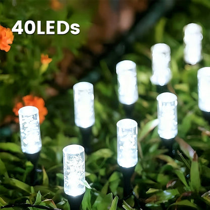 🌞 50% RABATT!✨ Solarbetriebene Wegbeleuchtung mit Erdspieß, wetterfest, für Garten‑ und Wegebeleuchtung🌙