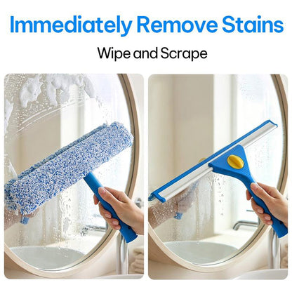 💥 50 % Rabatt ! 2-in-1 Fenster- & Glasreiniger – Streifenfrei ohne Mühe! 🧹 Überall einsetzbar, Mikrofaser + Abzieher in einem, für jede Scheibe ⚡ Limitiertes Angebot ⏳