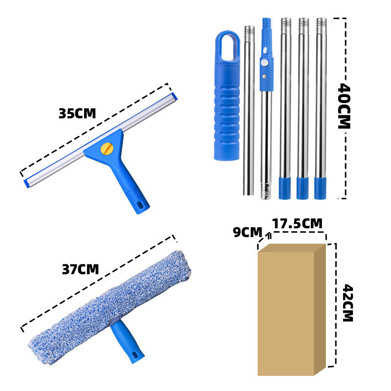💥 50 % Rabatt ! 2-in-1 Fenster- & Glasreiniger – Streifenfrei ohne Mühe! 🧹 Überall einsetzbar, Mikrofaser + Abzieher in einem, für jede Scheibe ⚡ Limitiertes Angebot ⏳