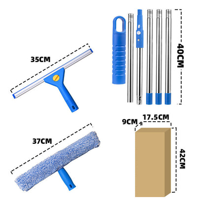 💥 50 % Rabatt ! 2-in-1 Fenster- & Glasreiniger – Streifenfrei ohne Mühe! 🧹 Überall einsetzbar, Mikrofaser + Abzieher in einem, für jede Scheibe ⚡ Limitiertes Angebot ⏳