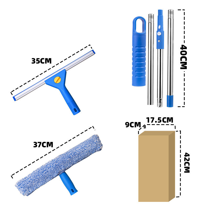 💥 50 % Rabatt ! 2-in-1 Fenster- & Glasreiniger – Streifenfrei ohne Mühe! 🧹 Überall einsetzbar, Mikrofaser + Abzieher in einem, für jede Scheibe ⚡ Limitiertes Angebot ⏳