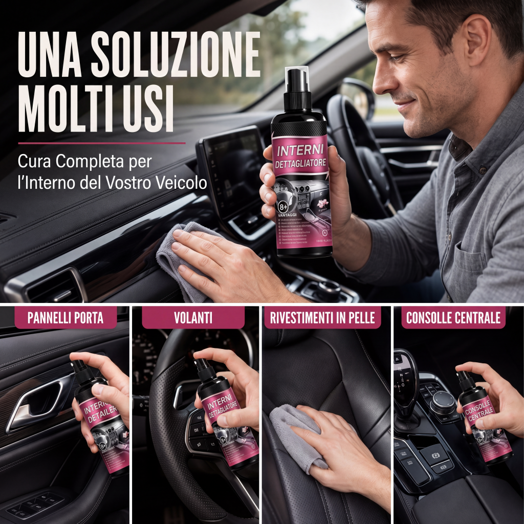 💥 50 % Rabatt ! Auto-Innenraum Detailer Spray – Kein Schrubben, voller Glanz! 🚗 Für alle Oberflächen, schützt vor UV, trocknet rückstandsfrei ✨ Limitiertes Angebot ⏳