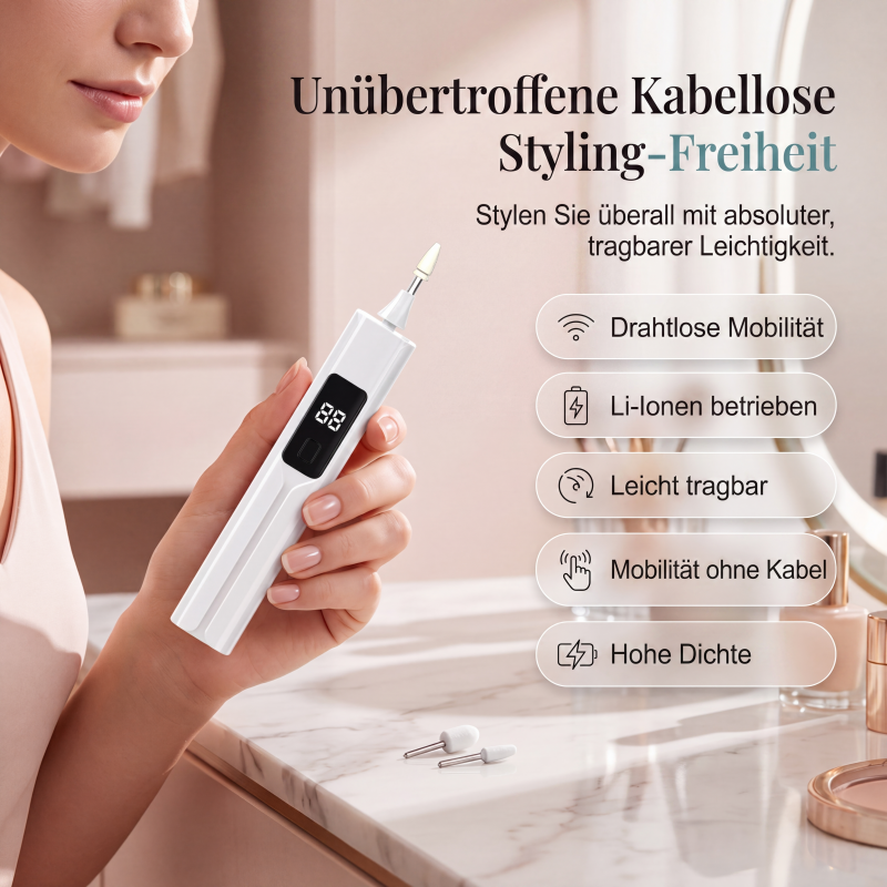 💅 1 kaufen, 1 gratis! Elektrischer Nagelfräser für Nagelpilz & Maniküre – zum Schleifen, Polieren & Entfernen von Gelnägeln✨