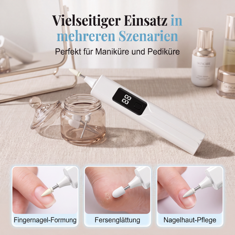 💅 1 kaufen, 1 gratis! Elektrischer Nagelfräser für Nagelpilz & Maniküre – zum Schleifen, Polieren & Entfernen von Gelnägeln✨