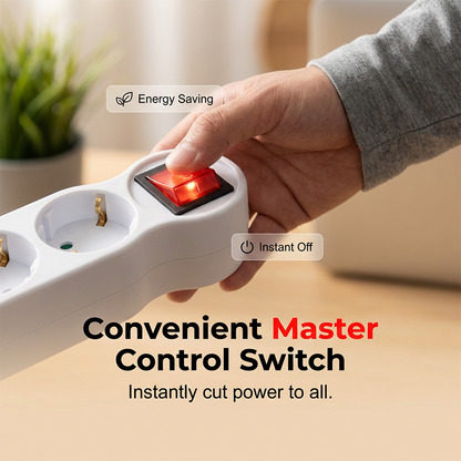 🔌 50 % Rabatt! 3-fach Steckdosenadapter mit Schalter – Mehr Strom, weniger Platz! ⚡ Kindersicher, feuerhemmend, sofort einsatzbereit 🏠 Limitiertes Angebot ⏳