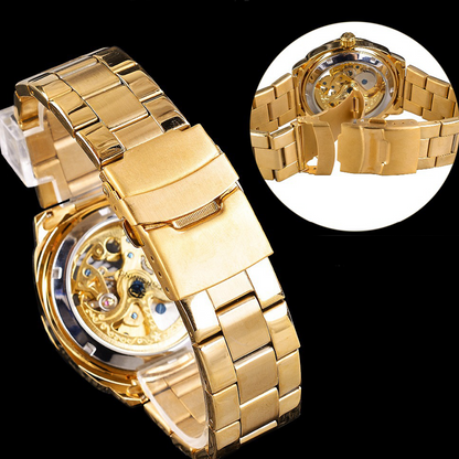⌚ 50% RABATT! 🦴 Skelett-Automatikuhr für Herren – Mechanisches Werk, offenes Zifferblatt & edles Design – Perfekte Kombination aus Handwerkskunst & Stil ✨