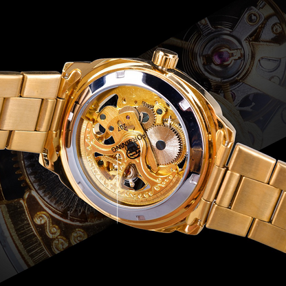 ⌚ 50% RABATT! 🦴 Skelett-Automatikuhr für Herren – Mechanisches Werk, offenes Zifferblatt & edles Design – Perfekte Kombination aus Handwerkskunst & Stil ✨