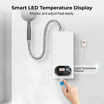 ⚡ 50% RABATT! 🔥 Kompakter Sofort-Elektrowassererhitzer – Schnell, sicher & platzsparend – Ideal für Küche, Bad & unterwegs ✨